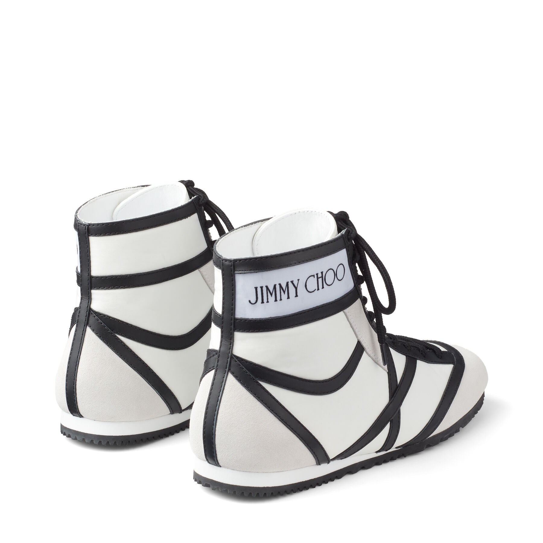 Kato Hi high-top trainers - White, Black & White