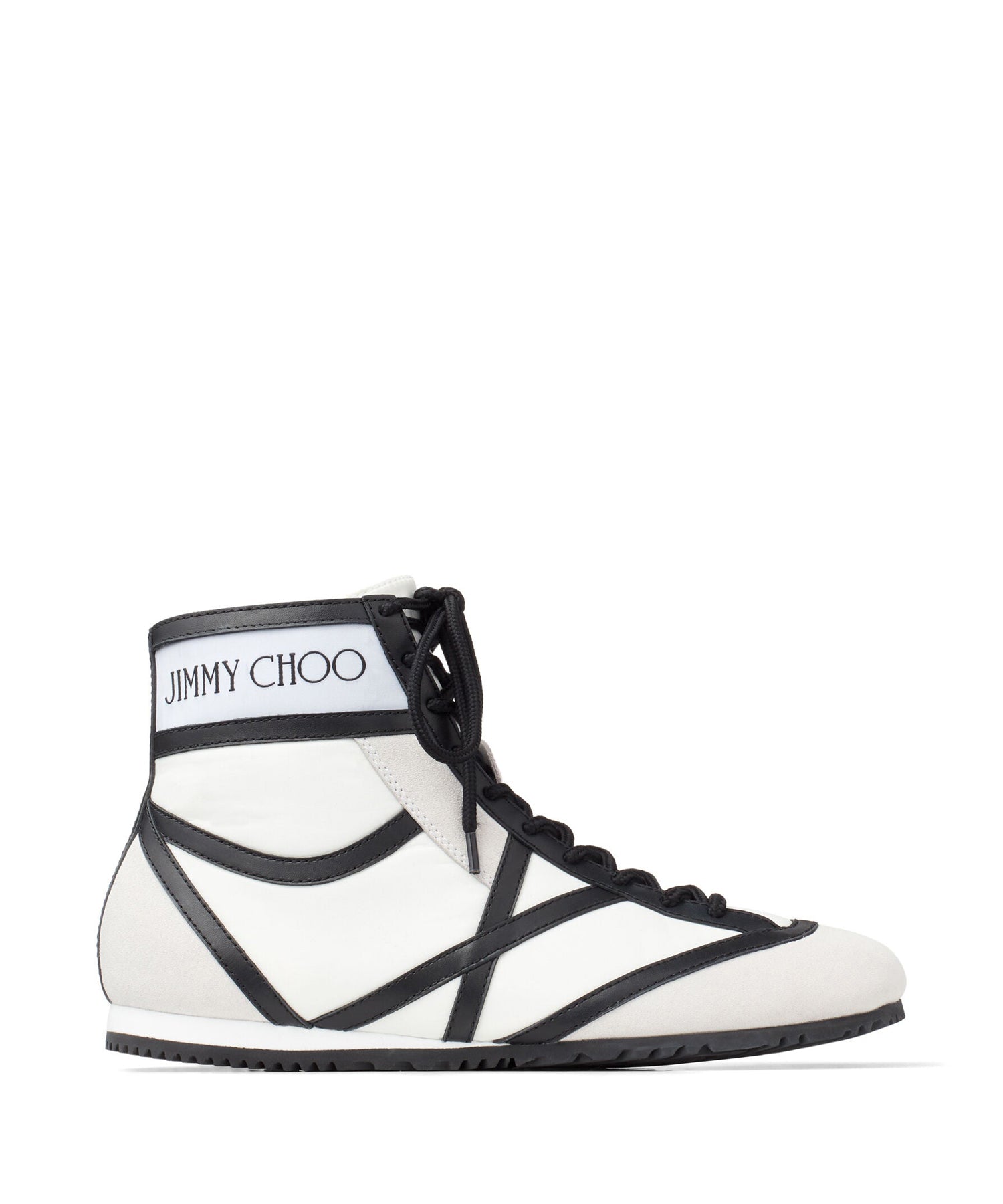 Kato Hi high-top trainers - White, Black & White