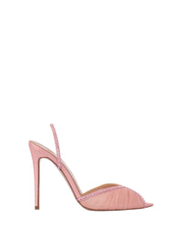 Sandales Katy 105 en satin - Pink