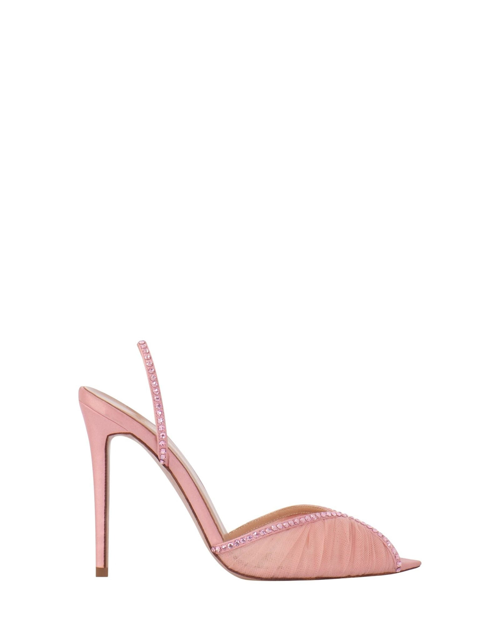 Sandales Katy 105 en satin - Pink