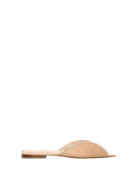 Sandales Katy en satin - Nude
