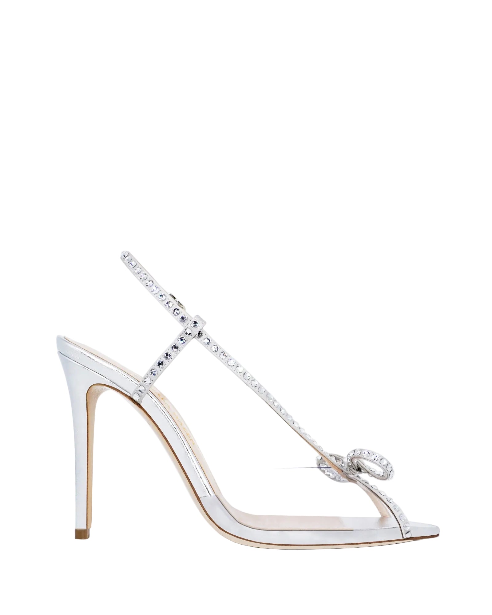 Sandales Kay Metallic 105 en cuir - Silver