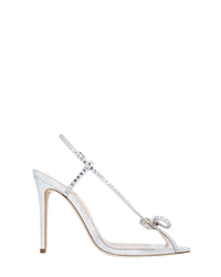 Sandales Kay Metallic 105 en cuir - Silver
