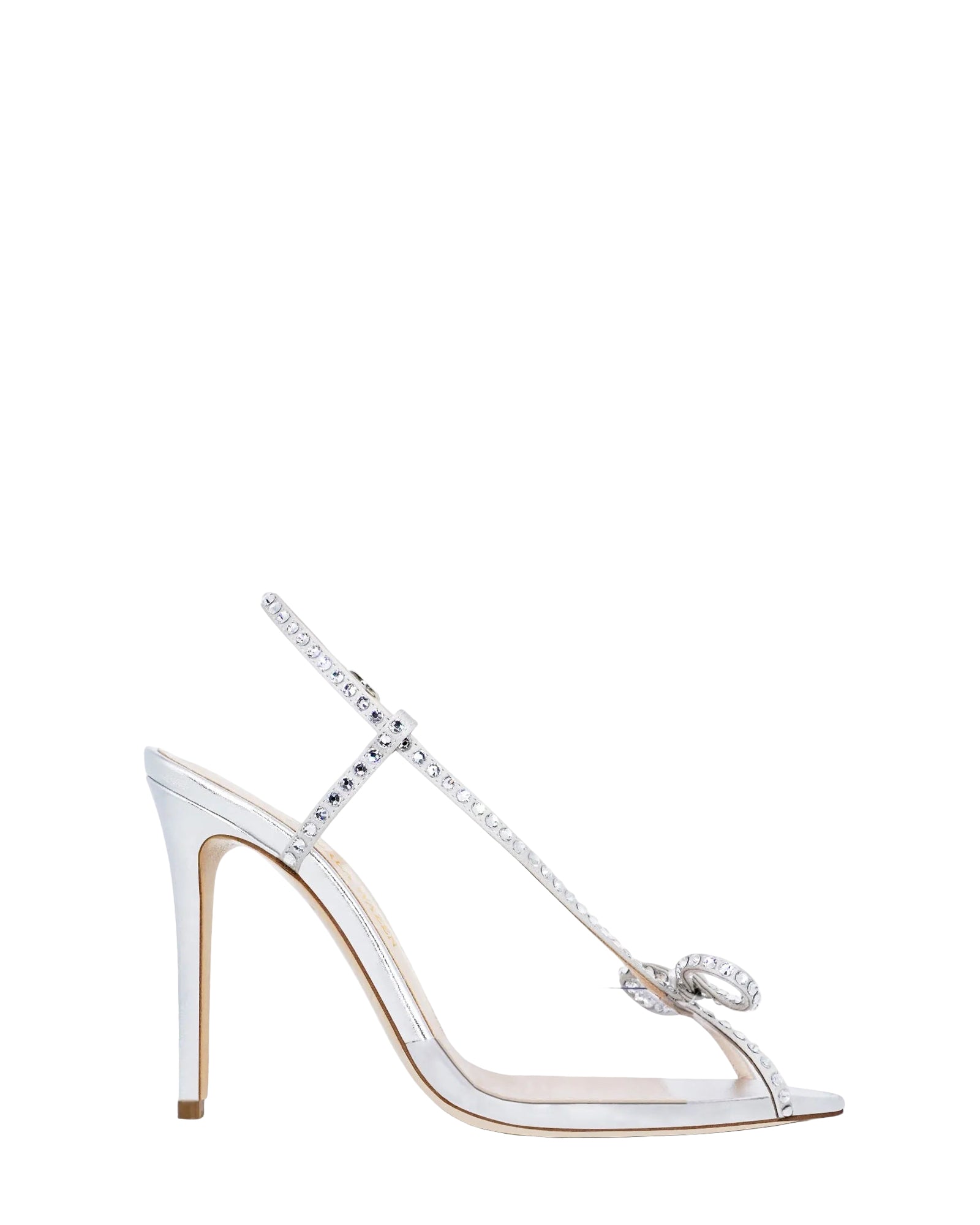 Sandales Kay Metallic 105 en cuir - Silver