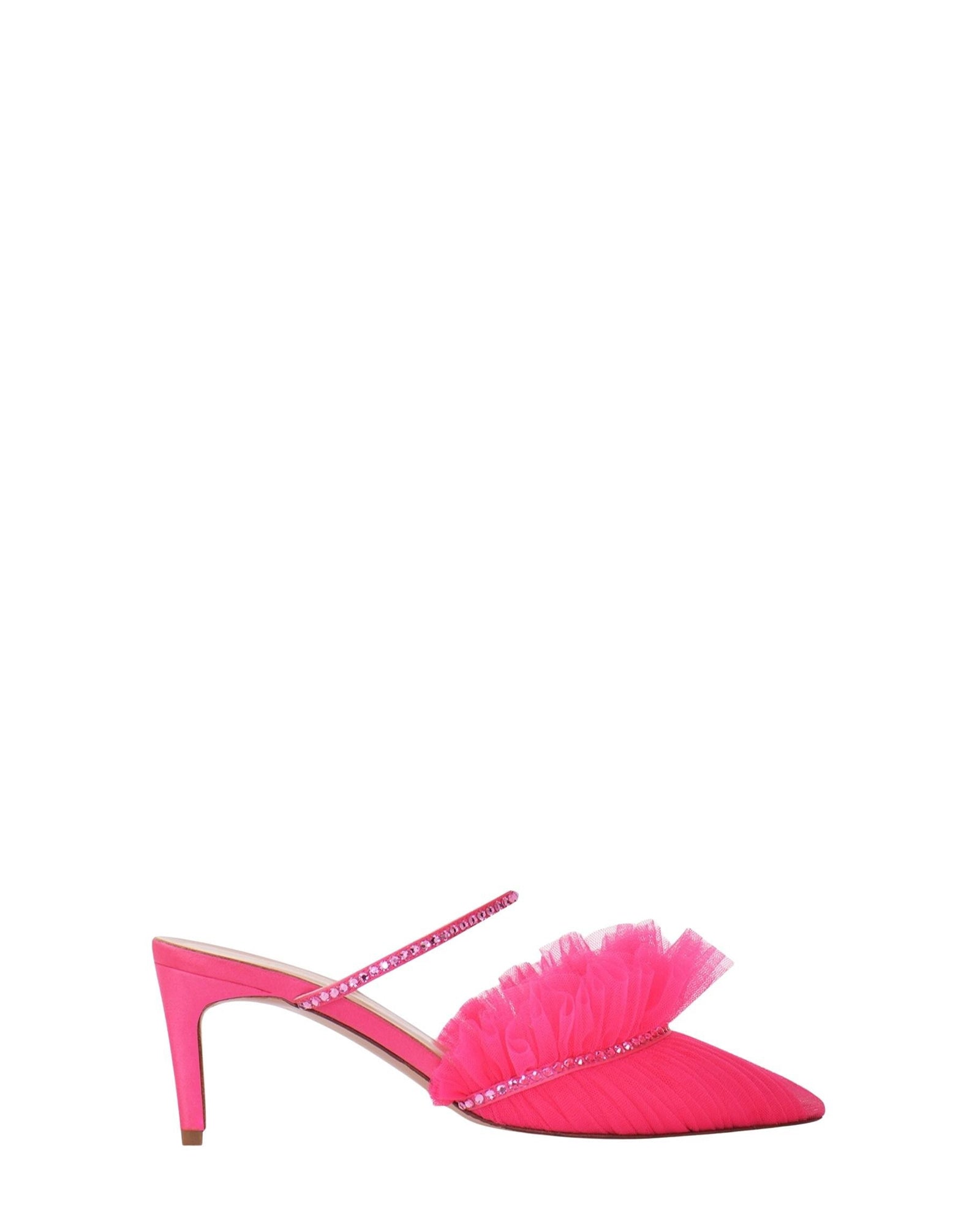 Kaya 70 satin mules - Hot Pink
