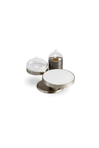Petit serveur trois compartiments Kelly Behun - Argent