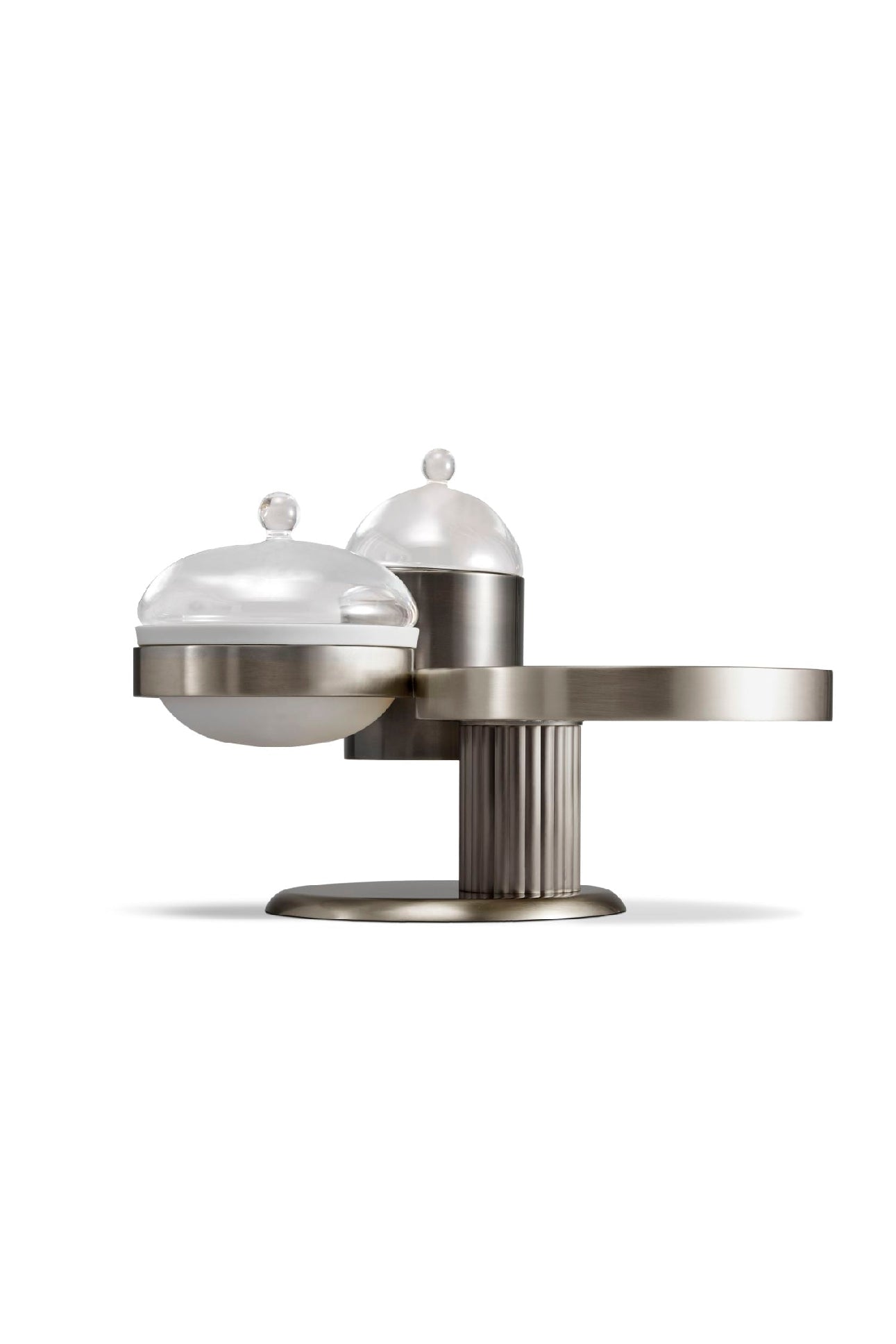 Petit serveur trois compartiments Kelly Behun - Argent