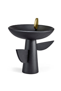 Bol Feuille sur pied Kelly Behun en bois - Marron foncé