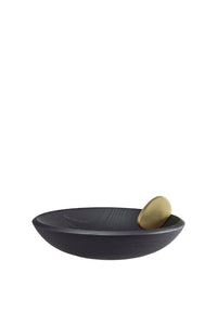 KELLY BEHUN LEAF BOWL-BLACK
