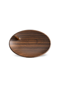 Bol ovale Feuille Kelly Behun en bois - Marron