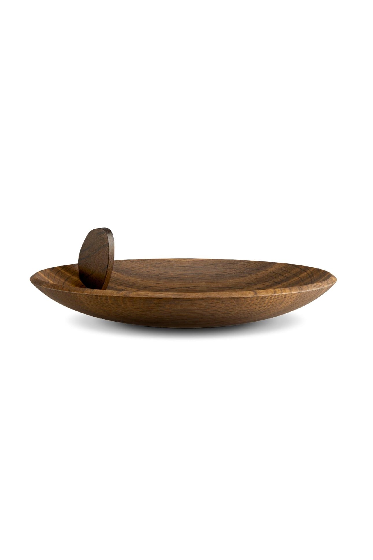 Bol ovale Feuille Kelly Behun en bois - Marron