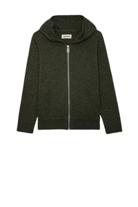 Cardigan Clash en laine - Kaki