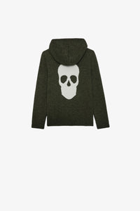 Cardigan Clash en laine - Kaki