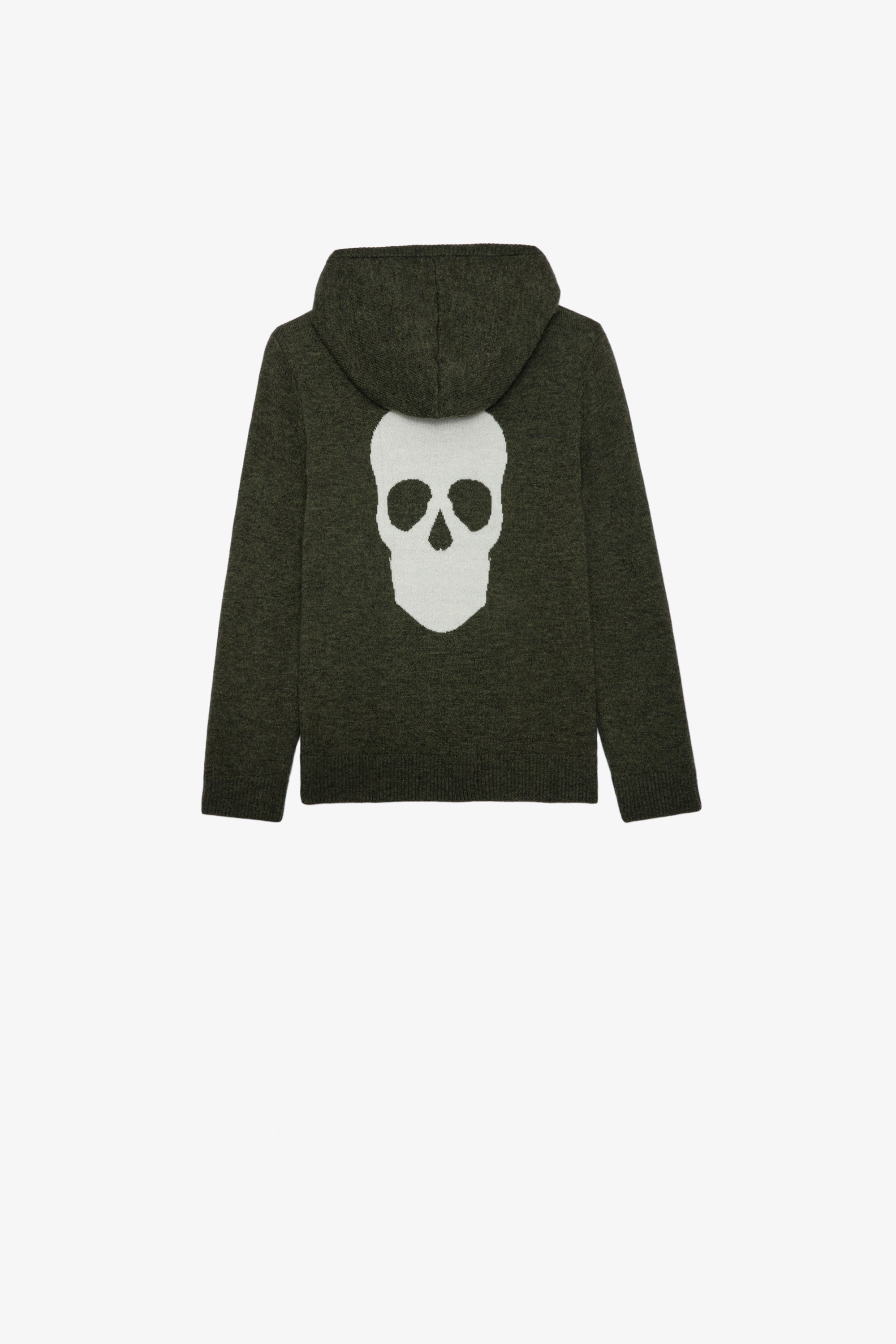 Cardigan Clash en laine - Kaki