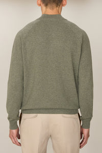 Chemise à col montant et manches longues avec boutons - Winter Eucaliptum