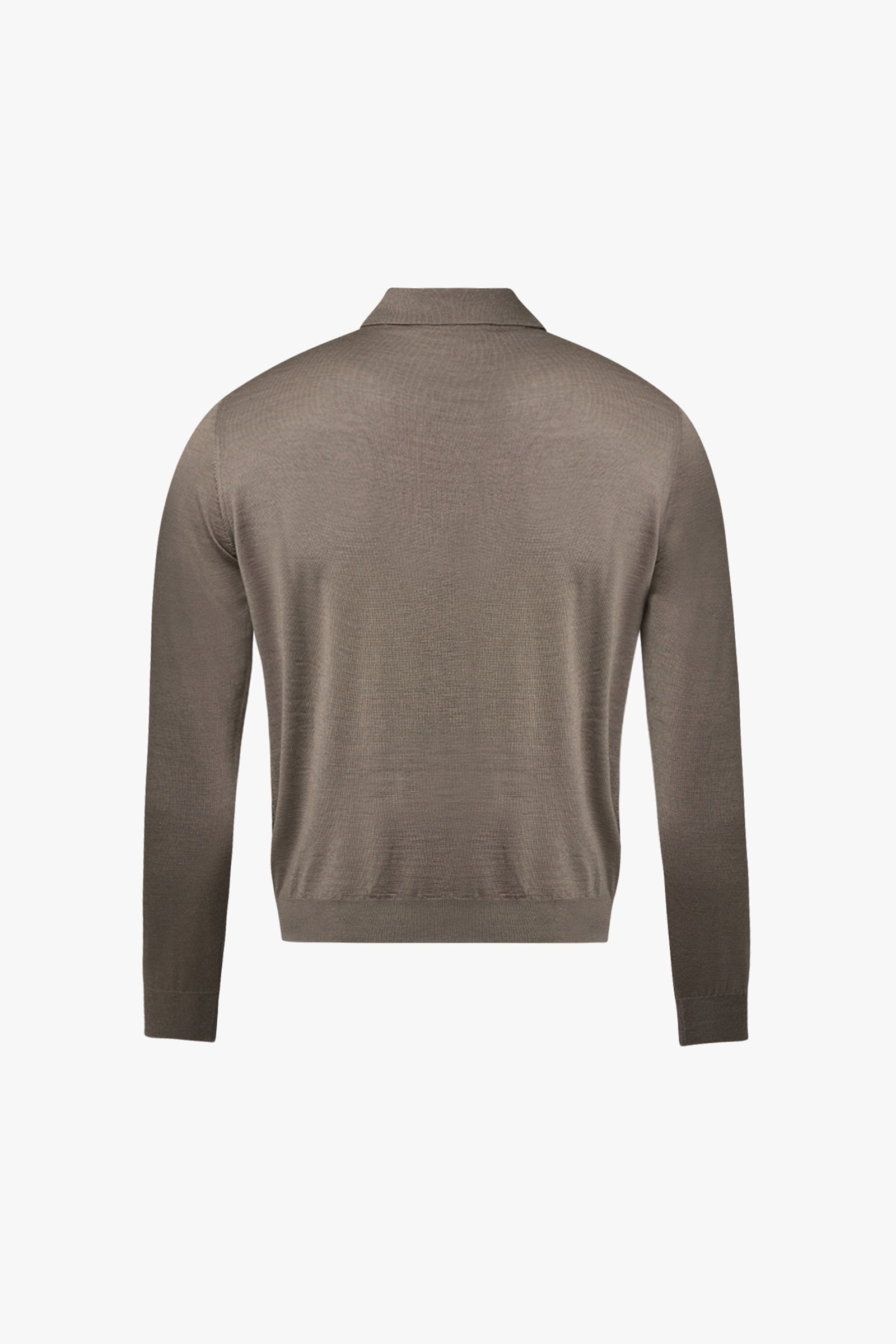 Polo à motif jacquard en cachemire - Craie