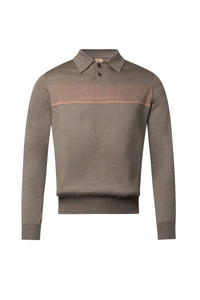 Pull zippé en cachemire - Marron
