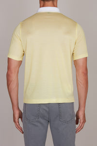 Piqué polo shirt - Yellow