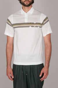 Polo à motif géométrique - Kaky Green