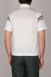 Polo à motif géométrique - Kaky Green