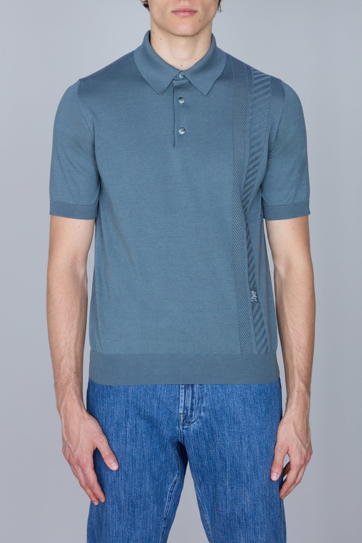 Polo à boutons à manches courtes - Pale Khaki