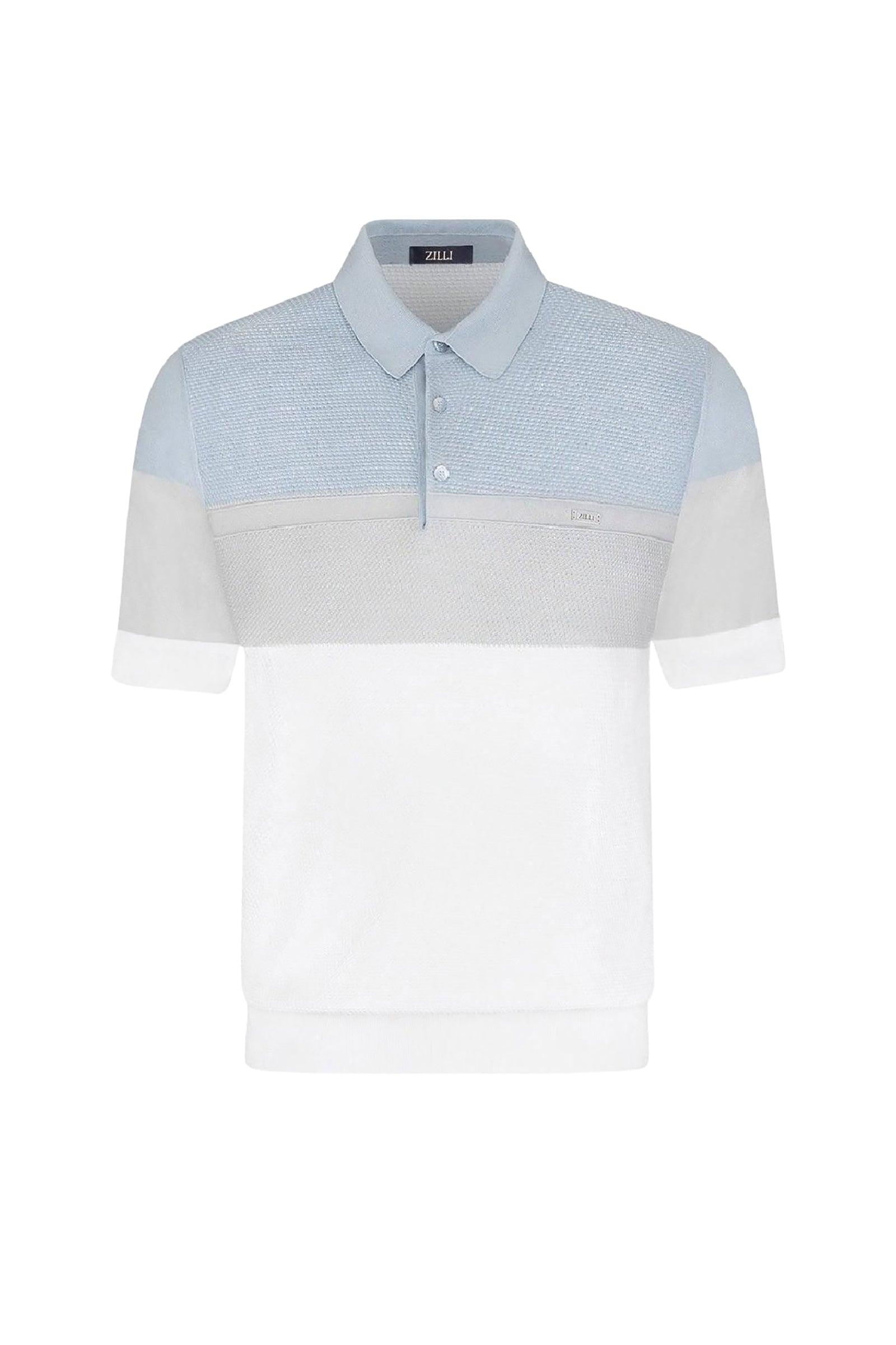 Polo en soie mélangée - Multicolore