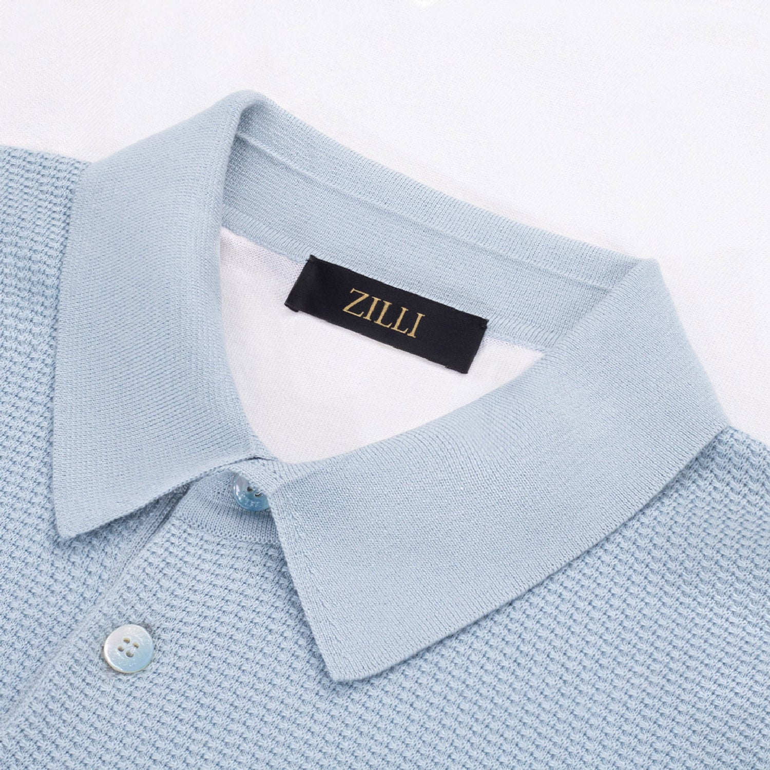 Polo en soie mélangée - Multicolore
