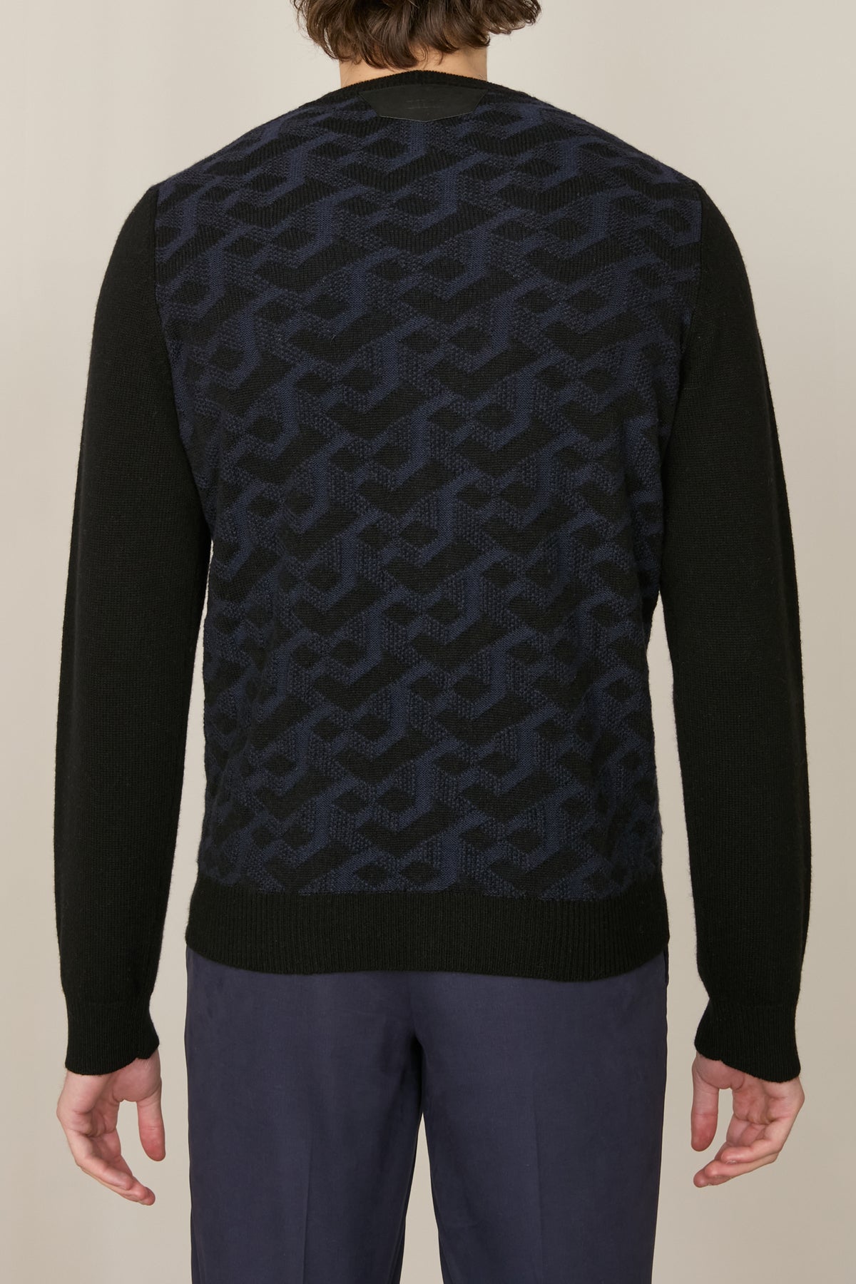 Cardigan à manches longues en cachemire - Black