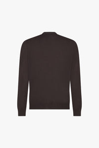 Cardigan à motif géométrique en cachemire - Marron