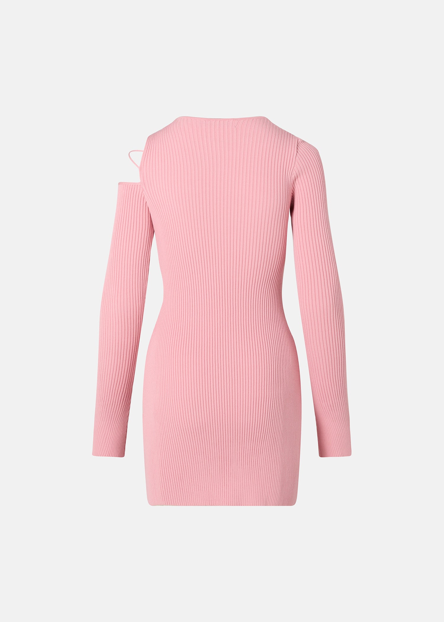 Georgia ribbed short dress - Pink