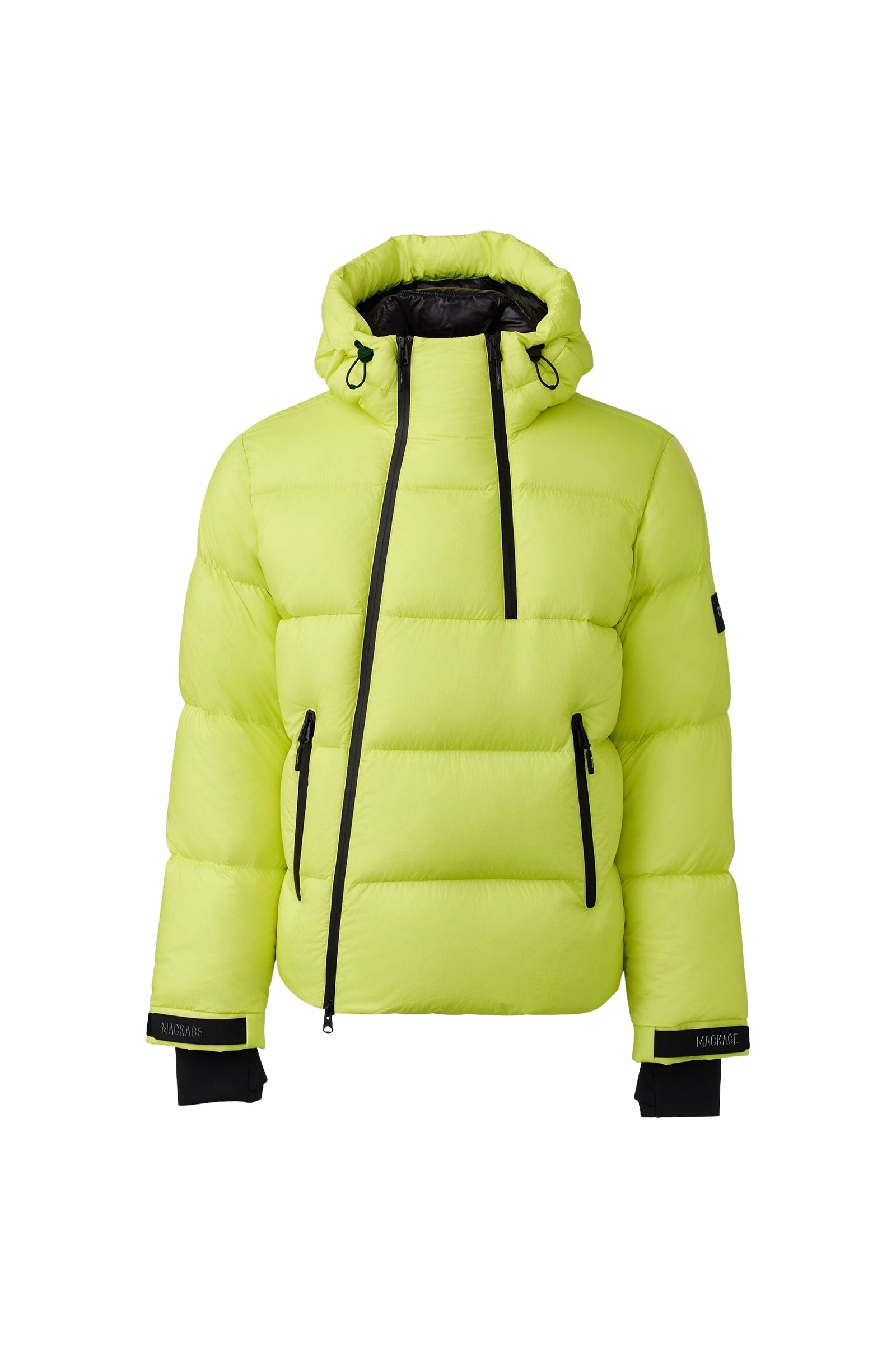 Doudoune courte Kenji à capuche - Pale Lime