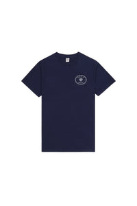 Kennedy Crest T-Shirt - Navy & White