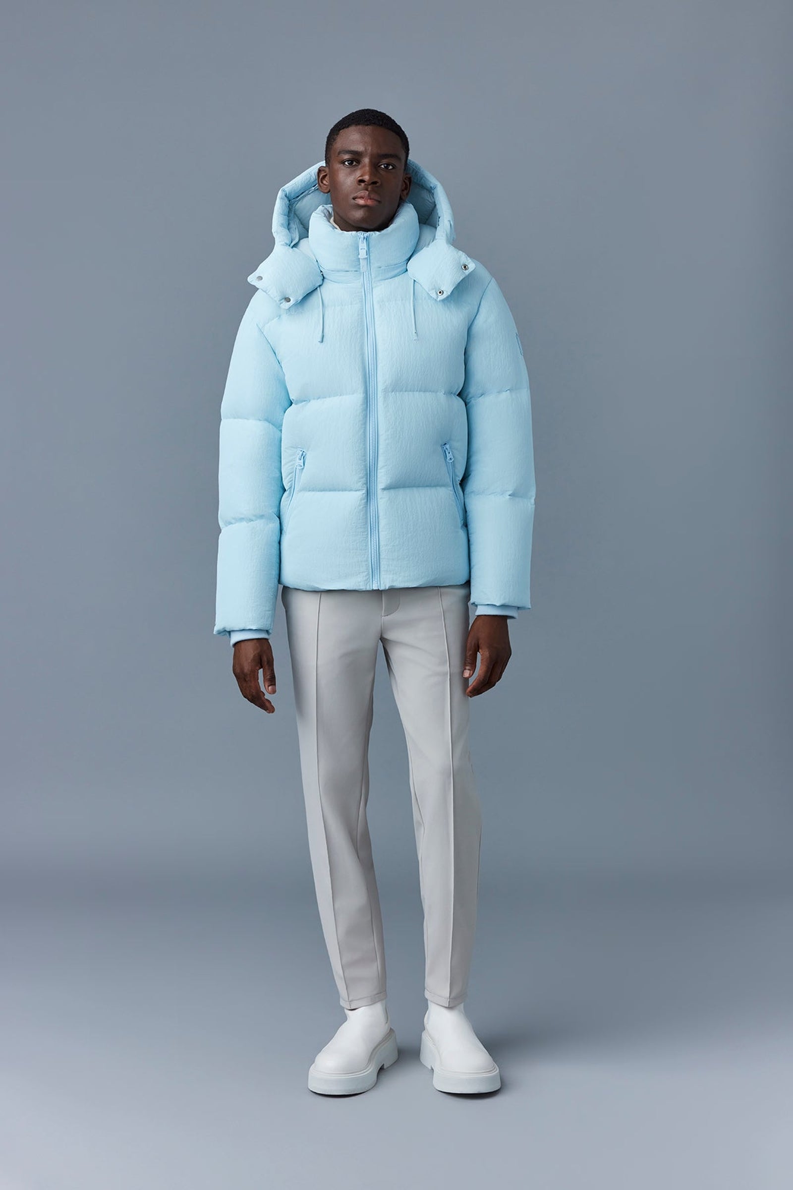 Kent short padded hooded jacket - Air