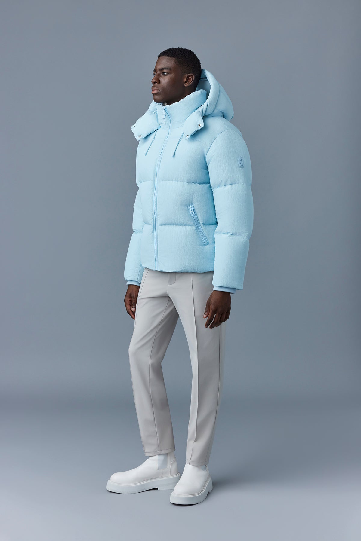 Kent short padded hooded jacket - Air