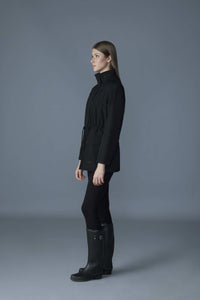 Black Ladies Rainwear Jacket