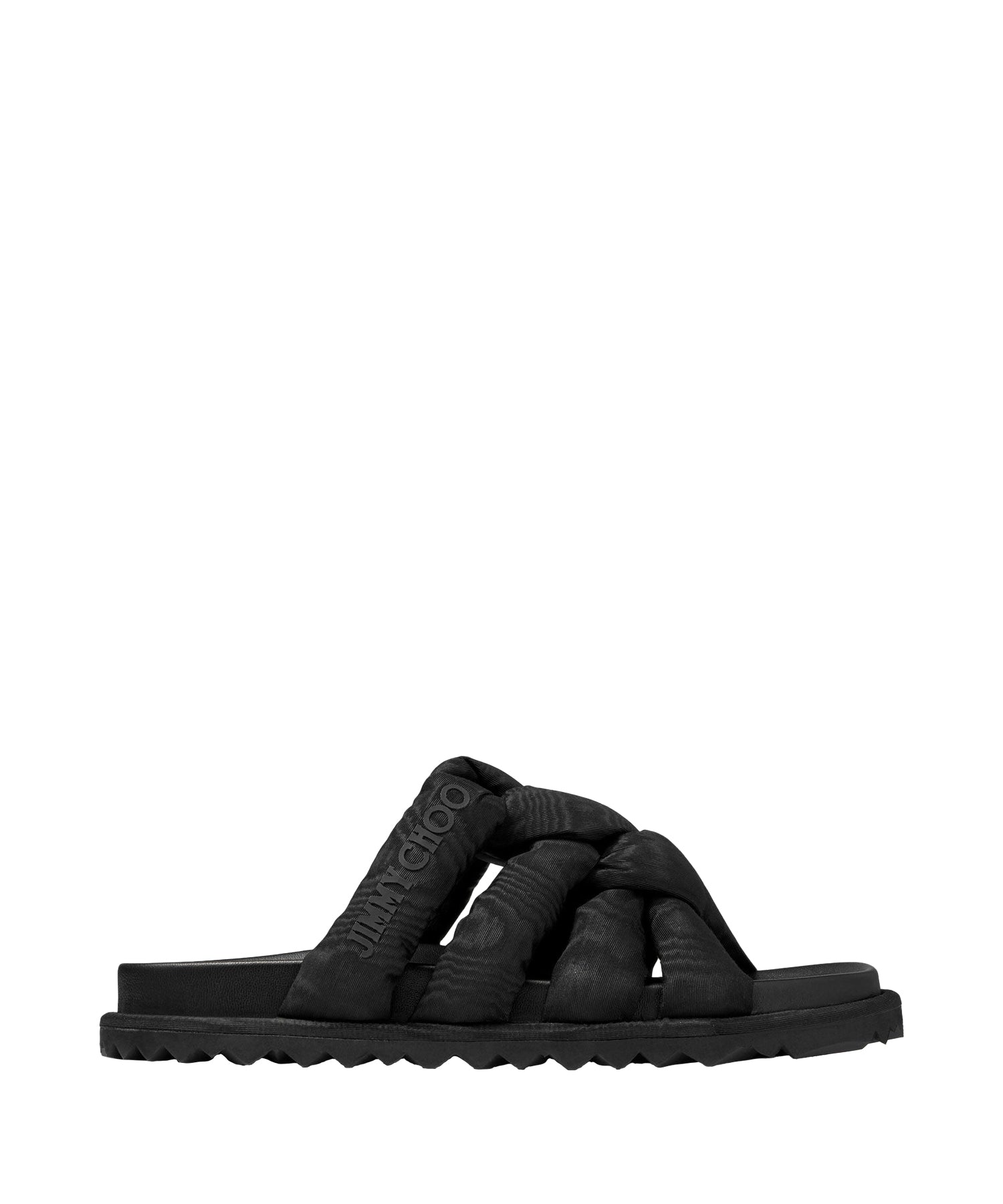 Sandales Kes plates moiré - Black