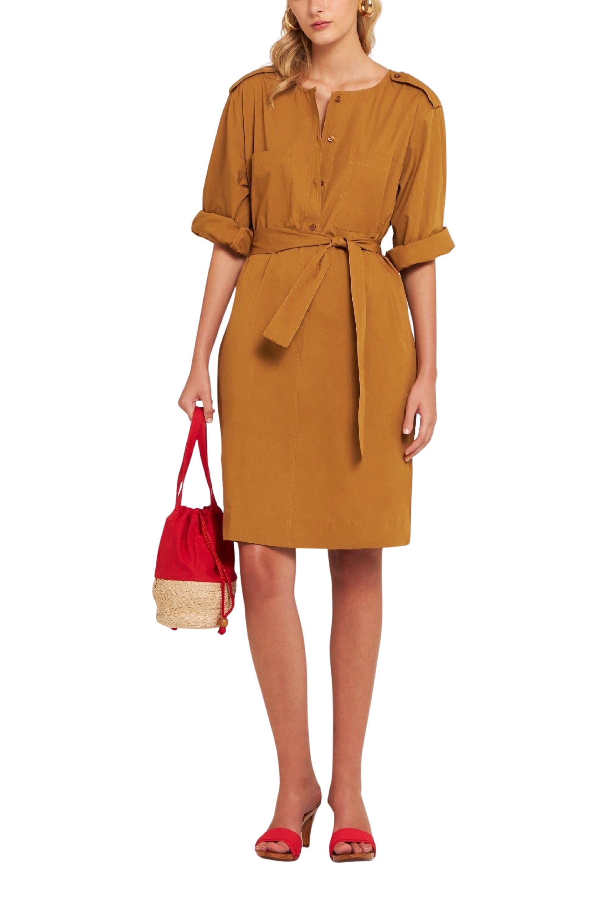 KAKI KETTY MINIDRESS