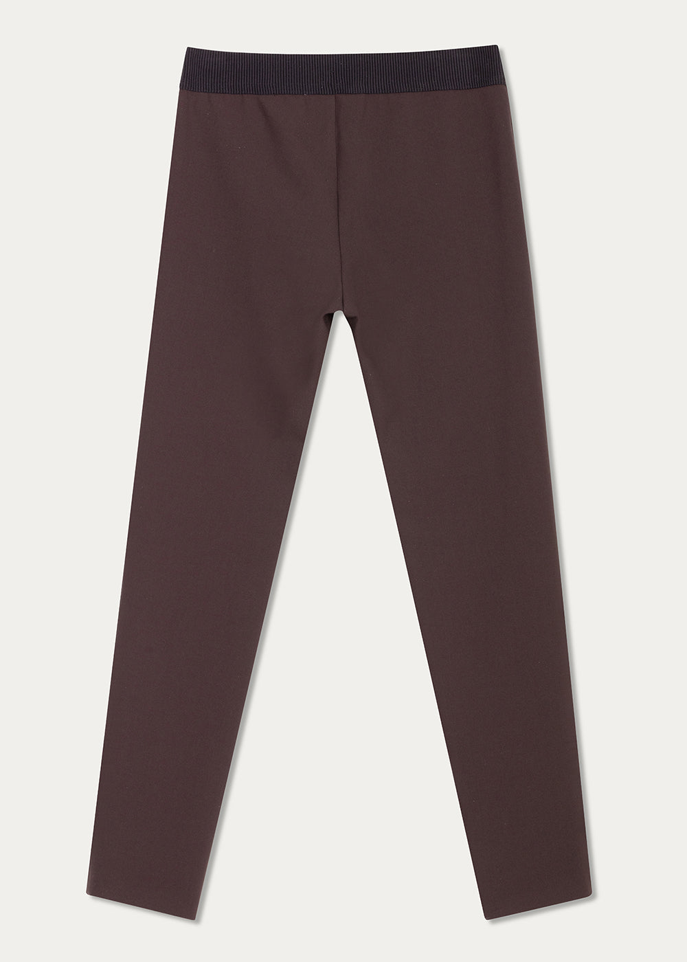 Pantalon zippe cote - Marron Foncé