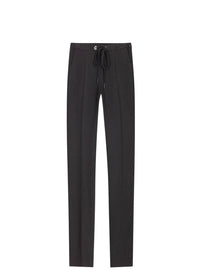 Pantalon fluide avec cordon - Noir