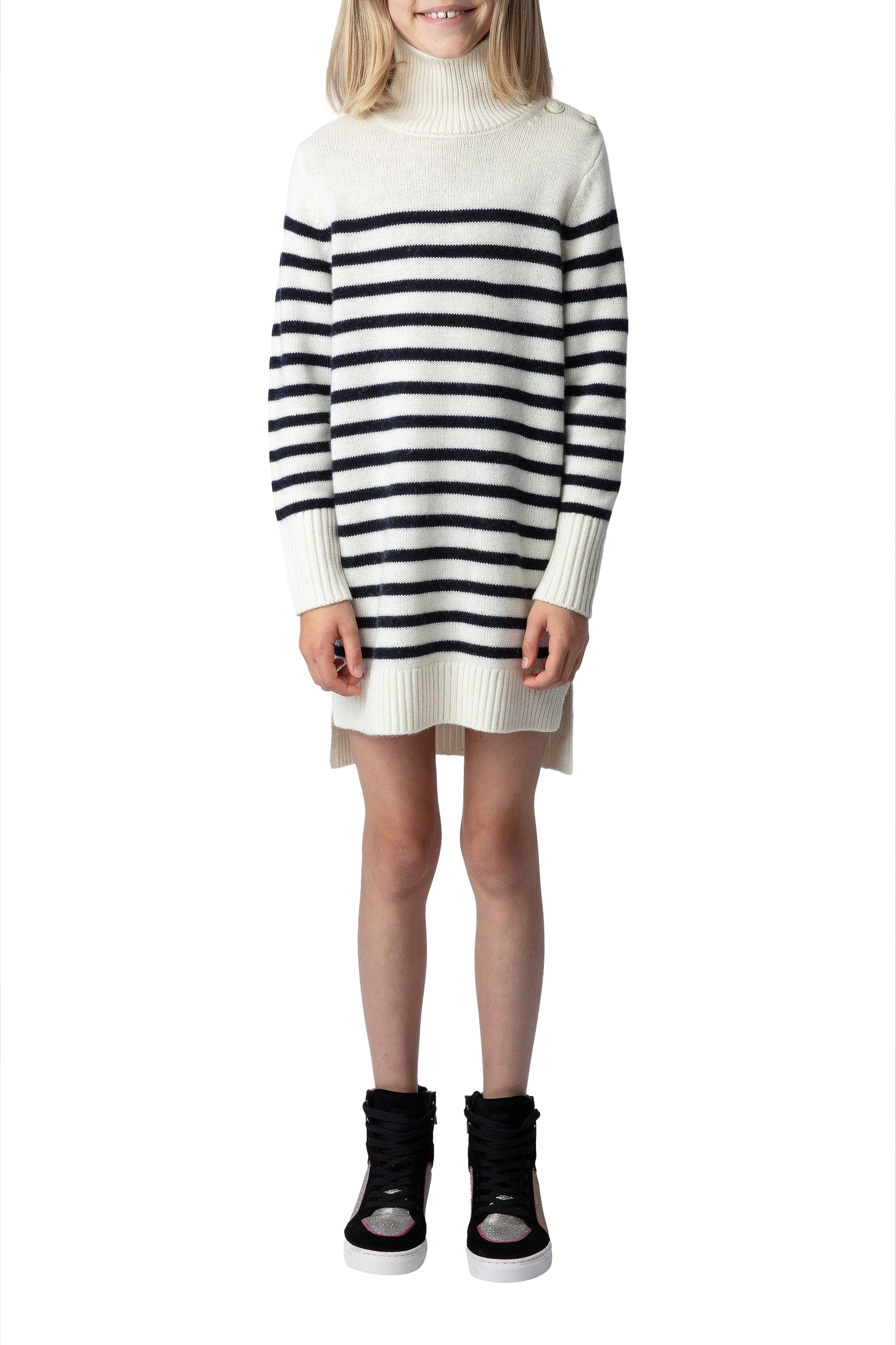 Robe Almia en laine - Lait