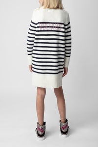 Robe Almia en laine - Lait