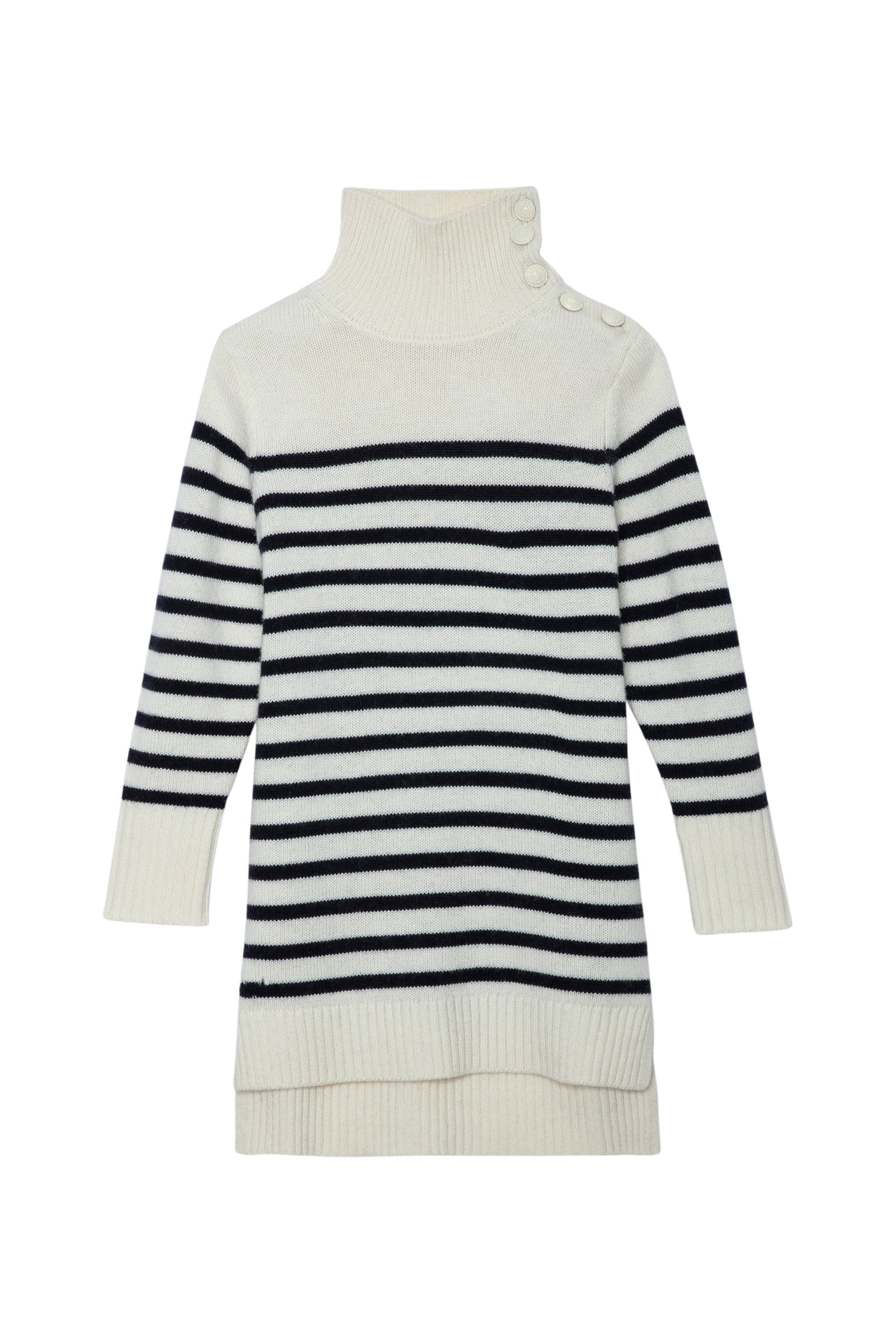 Robe Almia en laine - Lait
