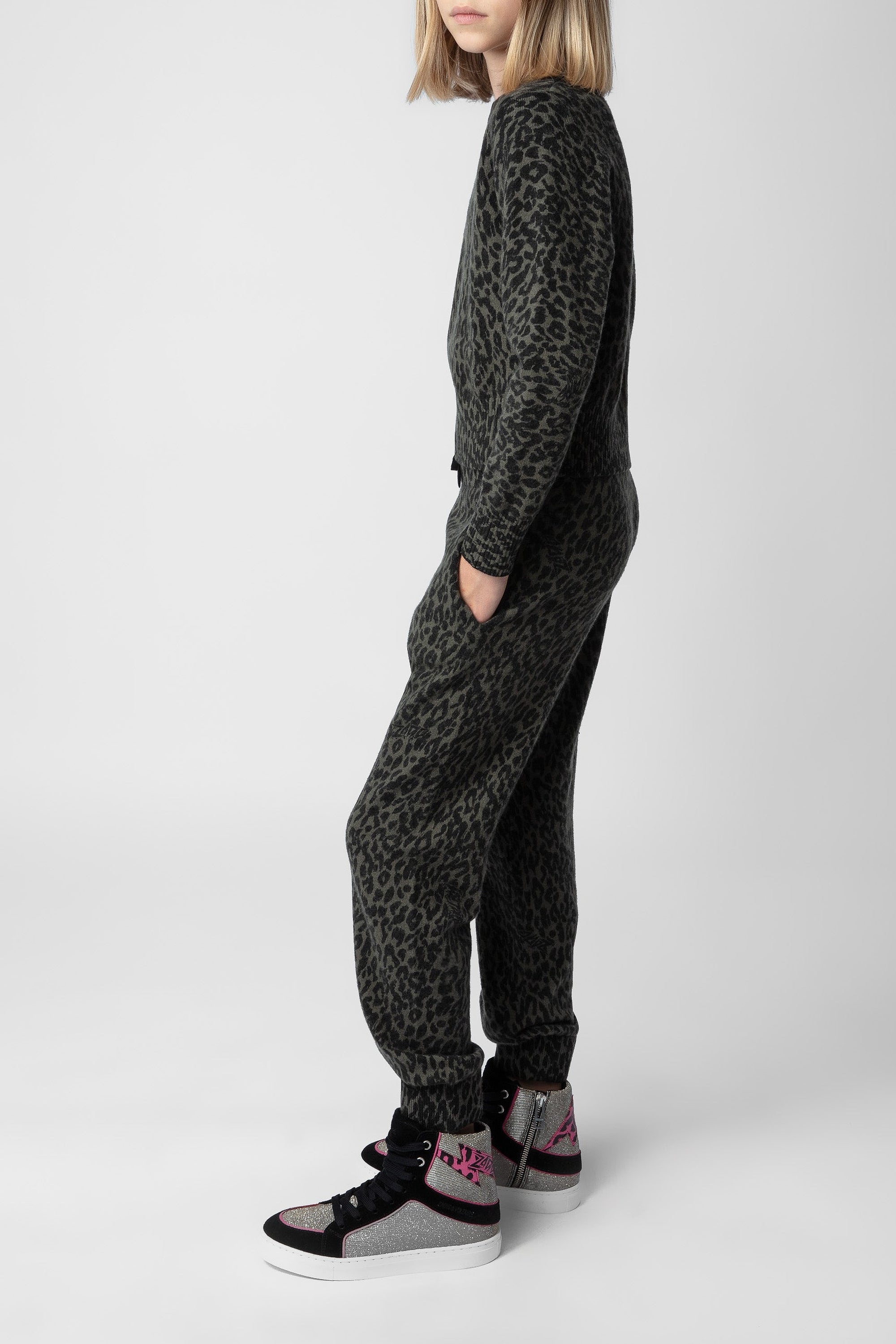 Pantalon Steevy en laine - Kaki