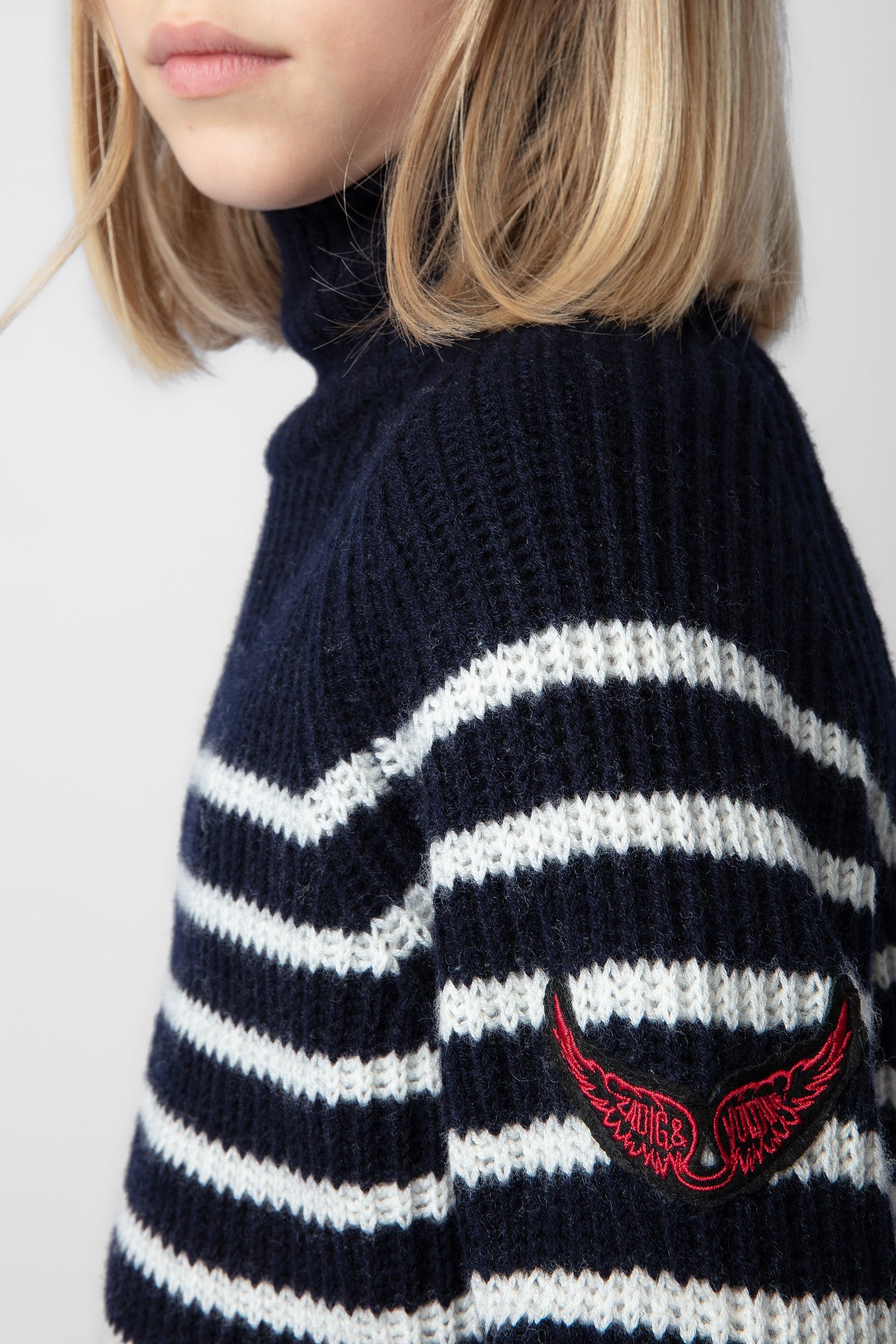 Pull Susan en laine - Dark Blue