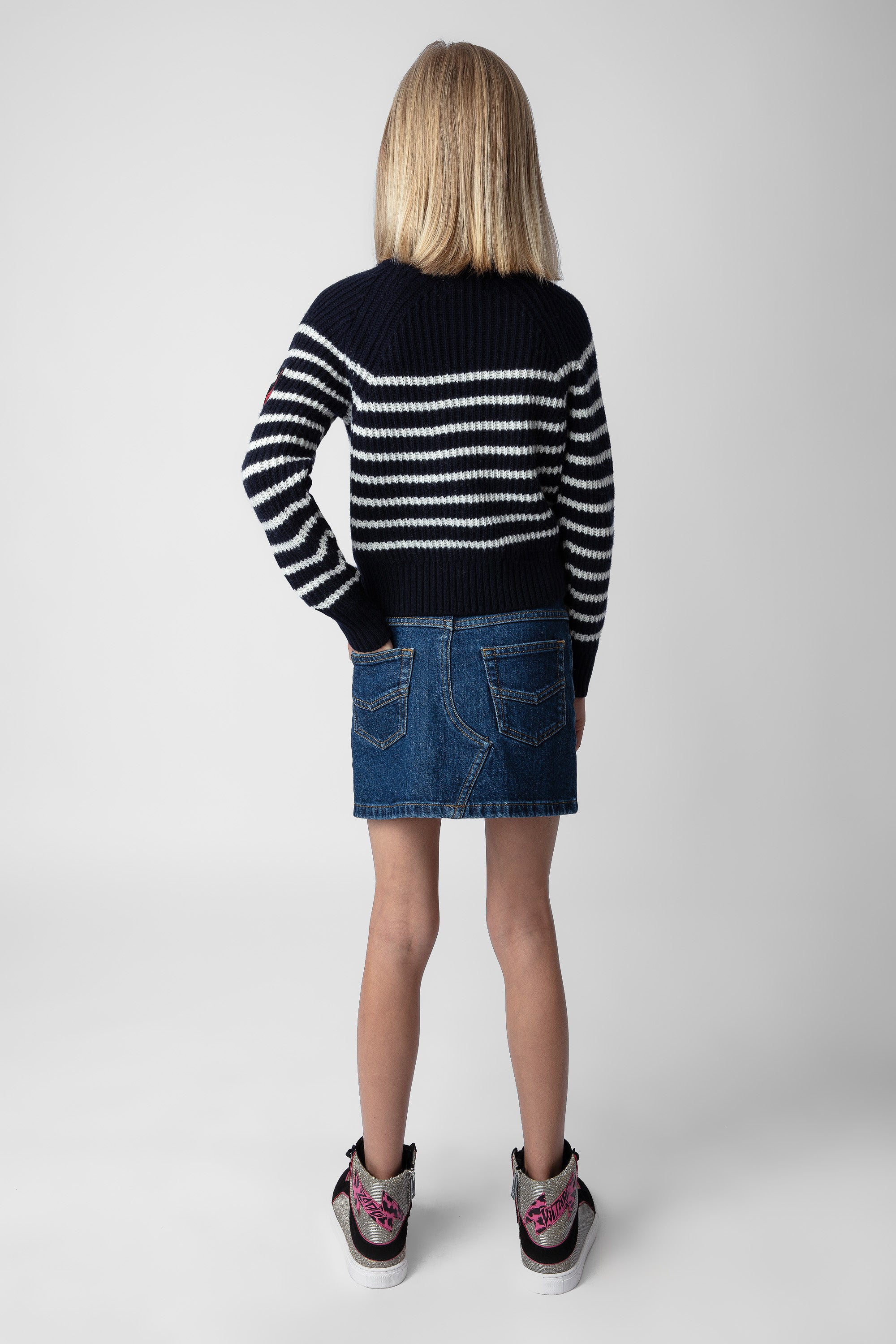 Pull Susan en laine - Dark Blue