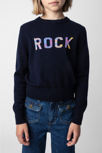 Pull Drum en laine - Dark Blue