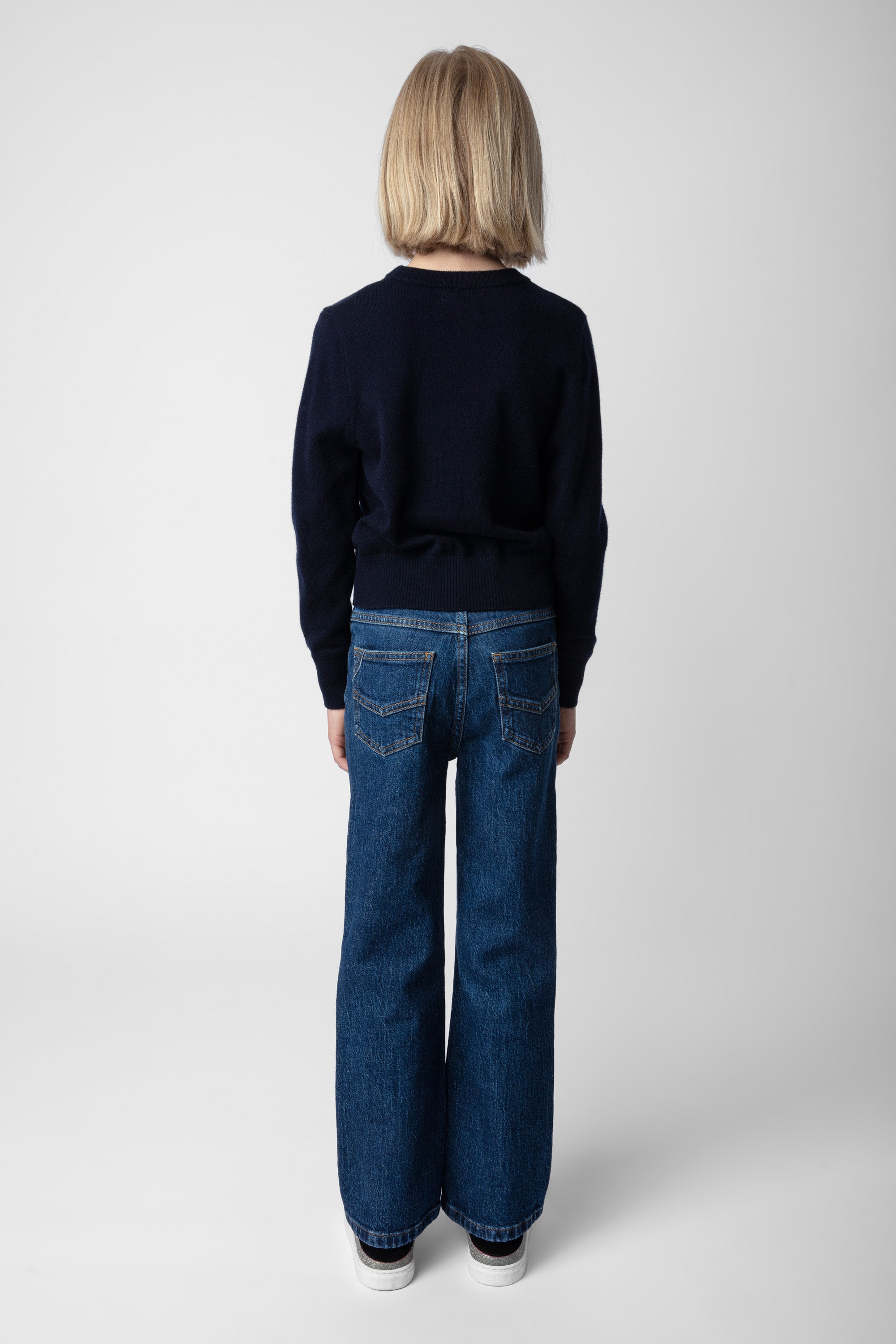 Pull Drum en laine - Dark Blue