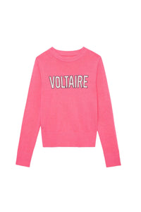 Pull Drum en laine - Rose