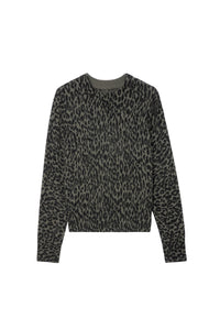 Pull Reglis en laine - Kaki