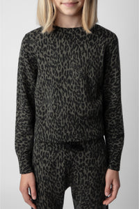 Pull Reglis en laine - Kaki